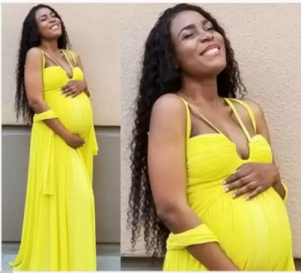 Famous Preganant Blogger , Linda Ikeji Delivers Her 1st Child